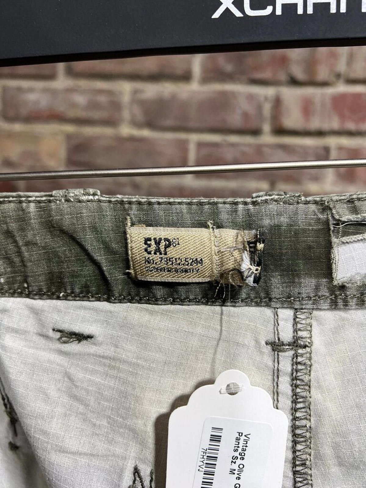 Vintage Vintage Olive Green Cargo Pants Sz. M Size ONE SIZE - 3 Thumbnail