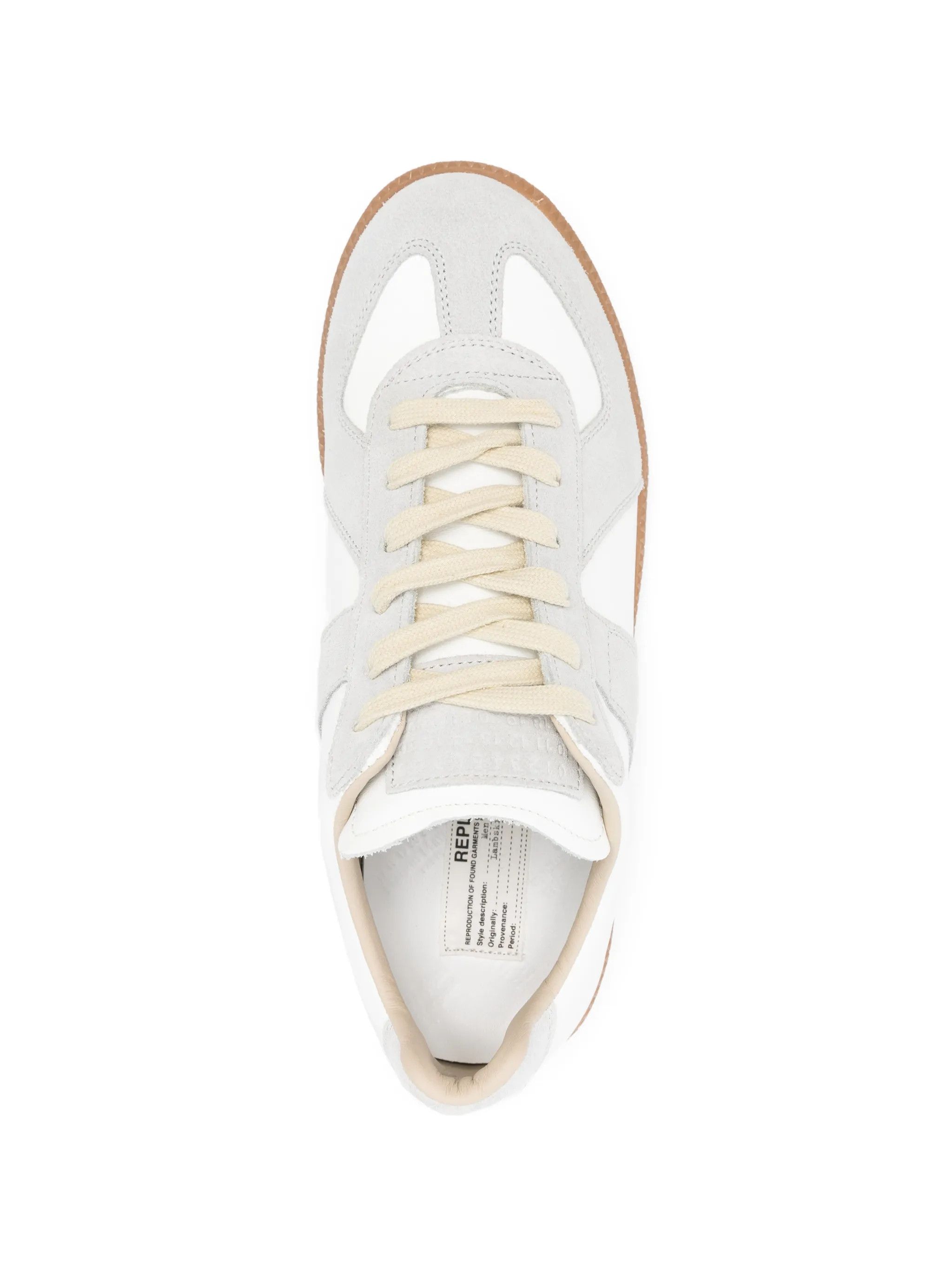 Maison Margiela o1bcso1str0226 Replica Low-Top Sneakers in White/Grey Size US 11 / EU 44 - 4 Thumbnail