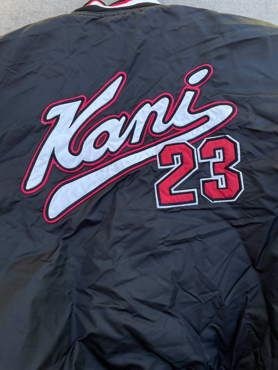 Karl Kani × Vintage Karl Kani Vintage #23 Brooklyn NY Bomber Jacket Size US XXL / EU 58 / 5 - 8 Thumbnail