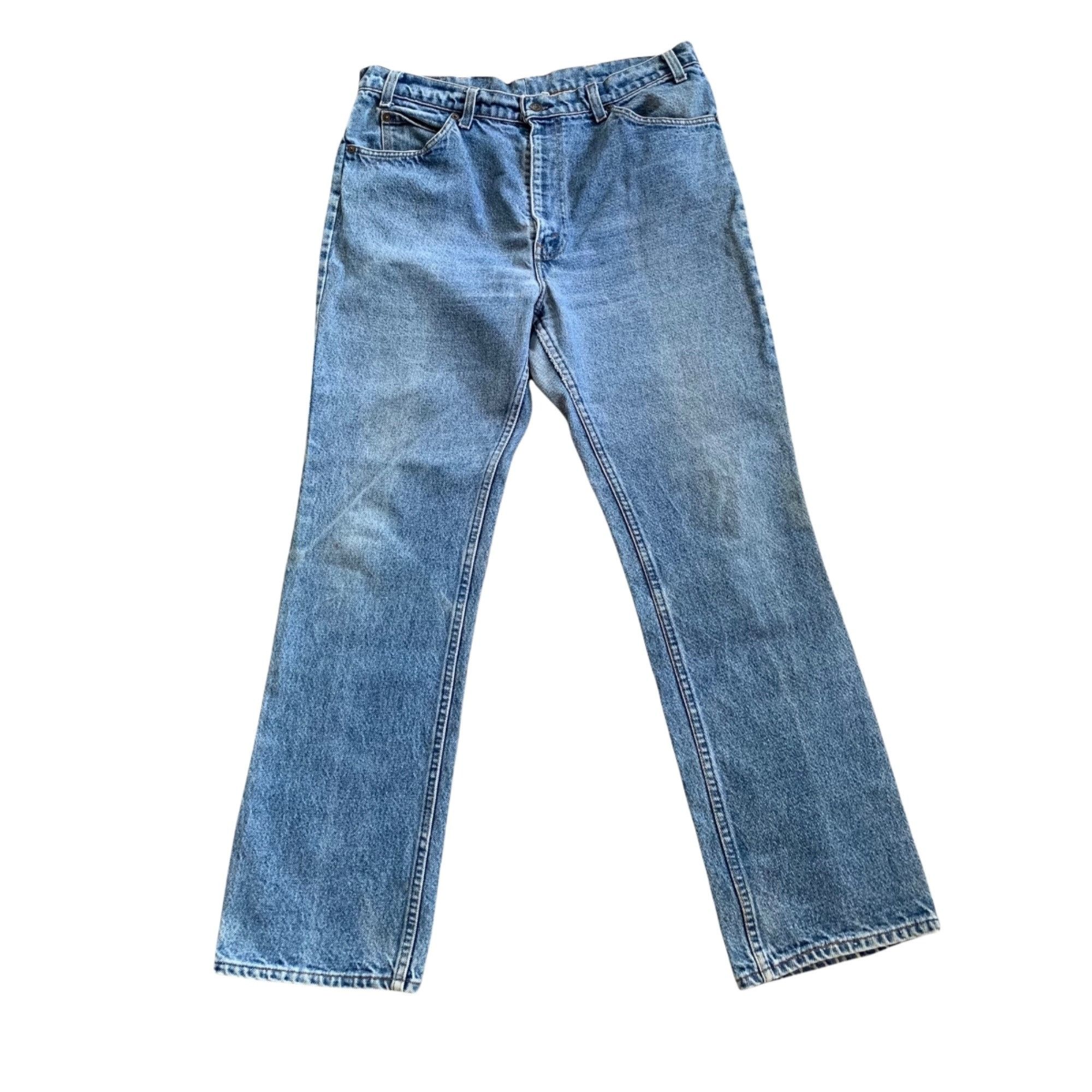 Levi's Vintage Clothing Vintage Levi's Orange Tab Light Wash Perfectly Worn In Jeans Size US 38 / EU 54 - 3 Thumbnail