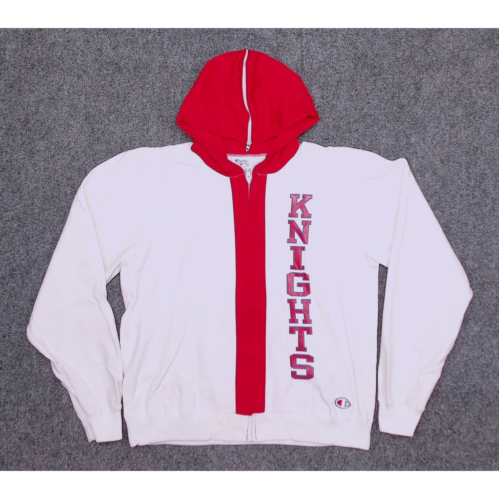 Champion Vintage 80s Champion Split Hood Nylon Jacket Knights Boxy L Size US L / EU 52-54 / 3 - 3 Thumbnail