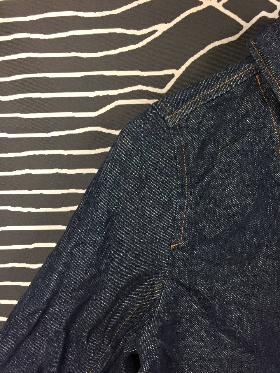 Japanese Brand Blanc Bleu Minuit by Rolladex Denim Chore Jacket Size US S / EU 44-46 / 1 - 4 Thumbnail