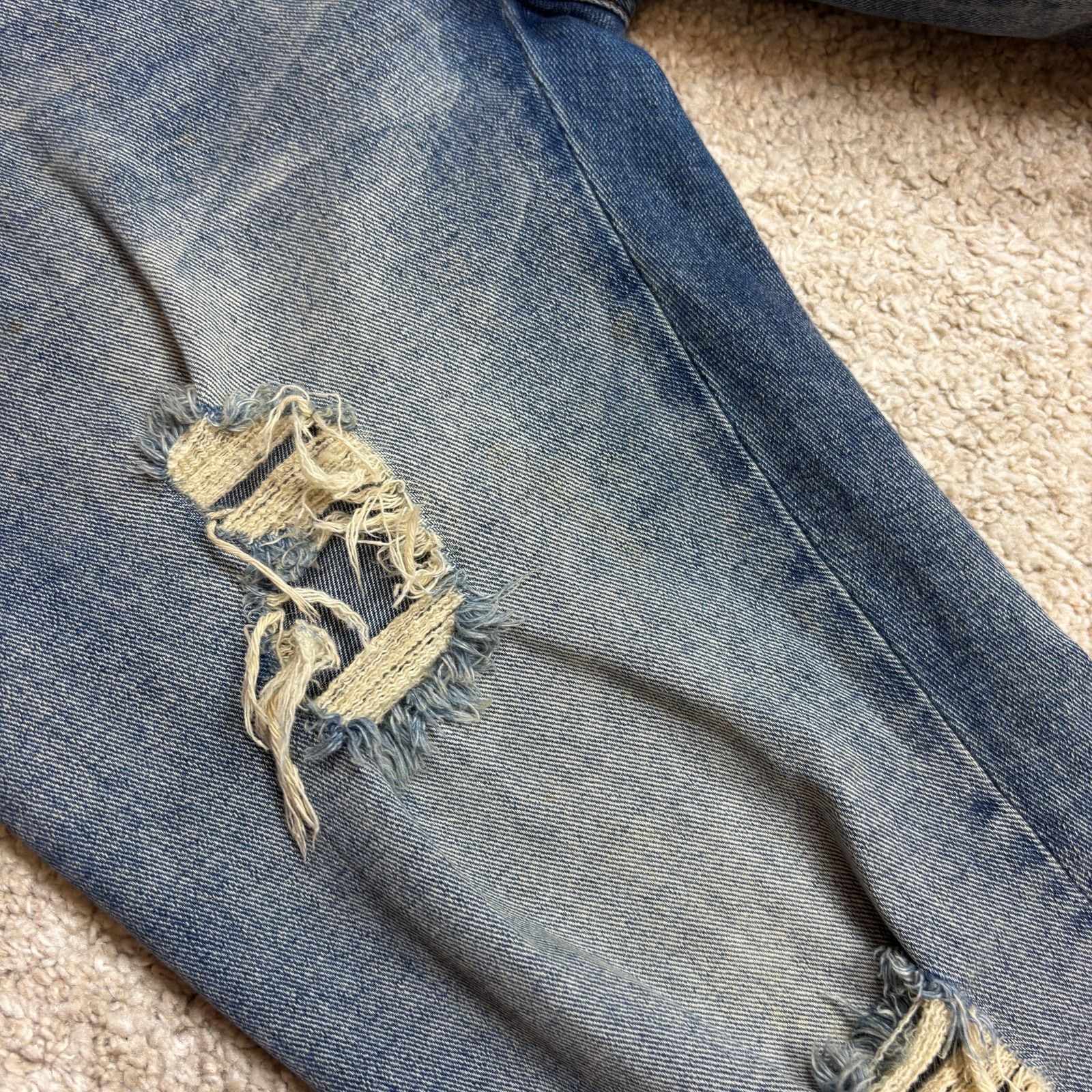 Ksubi Ksubi Van Winkle Dynamite 098 Denim Distressed Jeans 34x29 Size US 34 / EU 50 - 13 Thumbnail