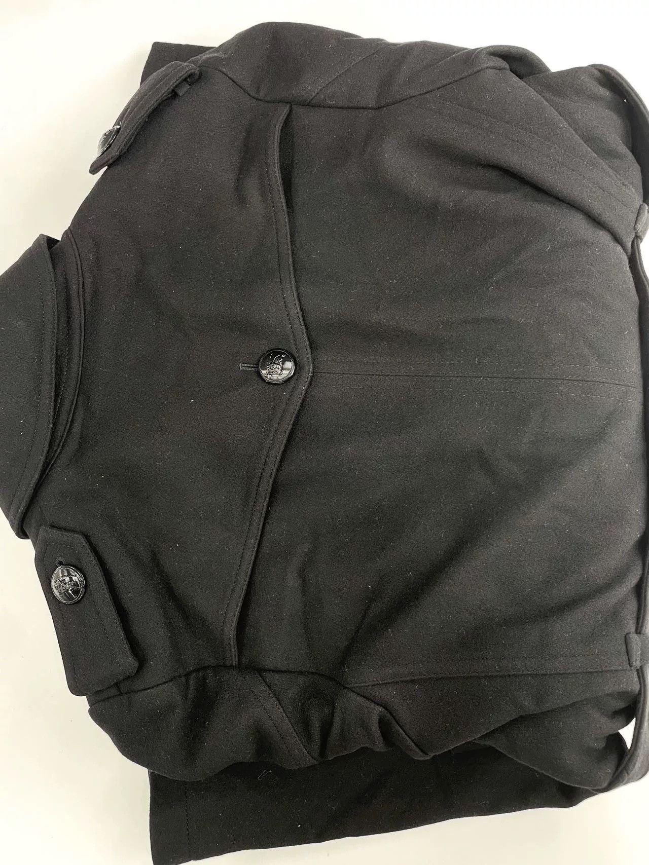 Burberry Burberry black wool coat Size US XXL / EU 58 / 5 - 4 Thumbnail