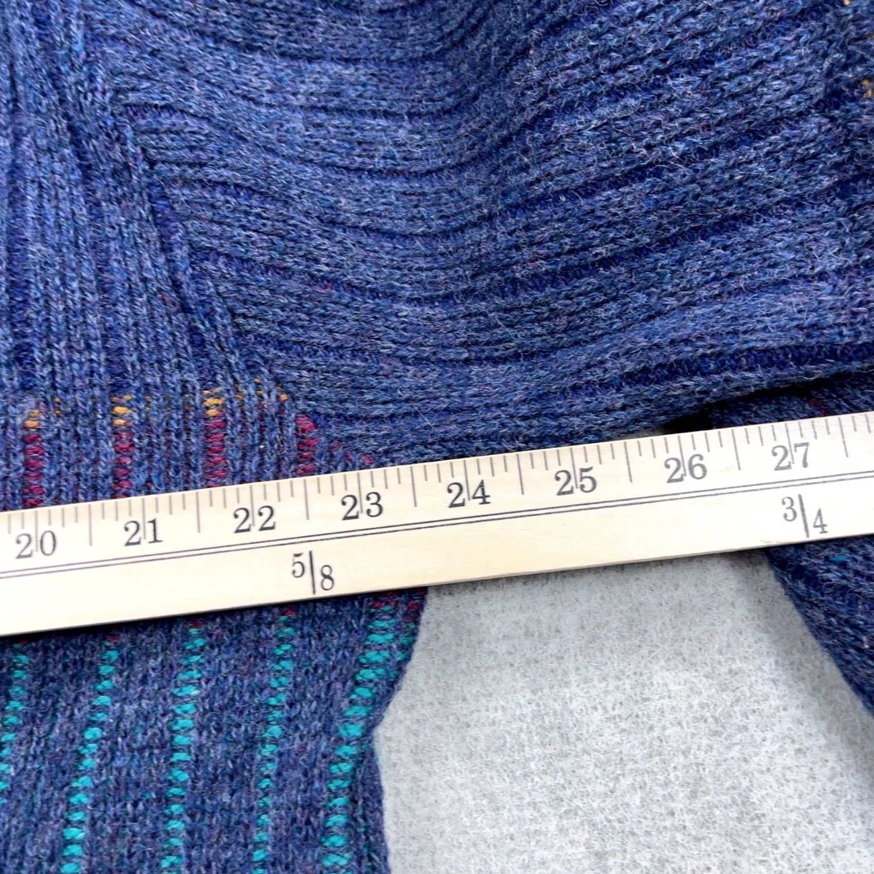 Jantzen VINTAGE Grandpa Sweater Men L Blue Crewneck 90s Geometric USA Made Knit Jantzen Geometric Pattern Pullover Lightweight? No heavy Kraft? Size US L / EU 52-54 / 3 - 6 Thumbnail