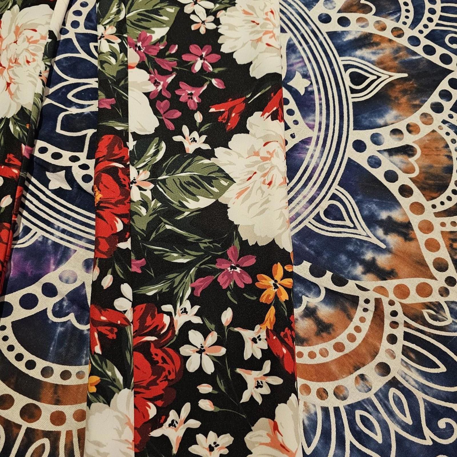 Designer Alexia Admor Women's Floral Print Pants Size 26" / US 2 / IT 38 - 2 Thumbnail