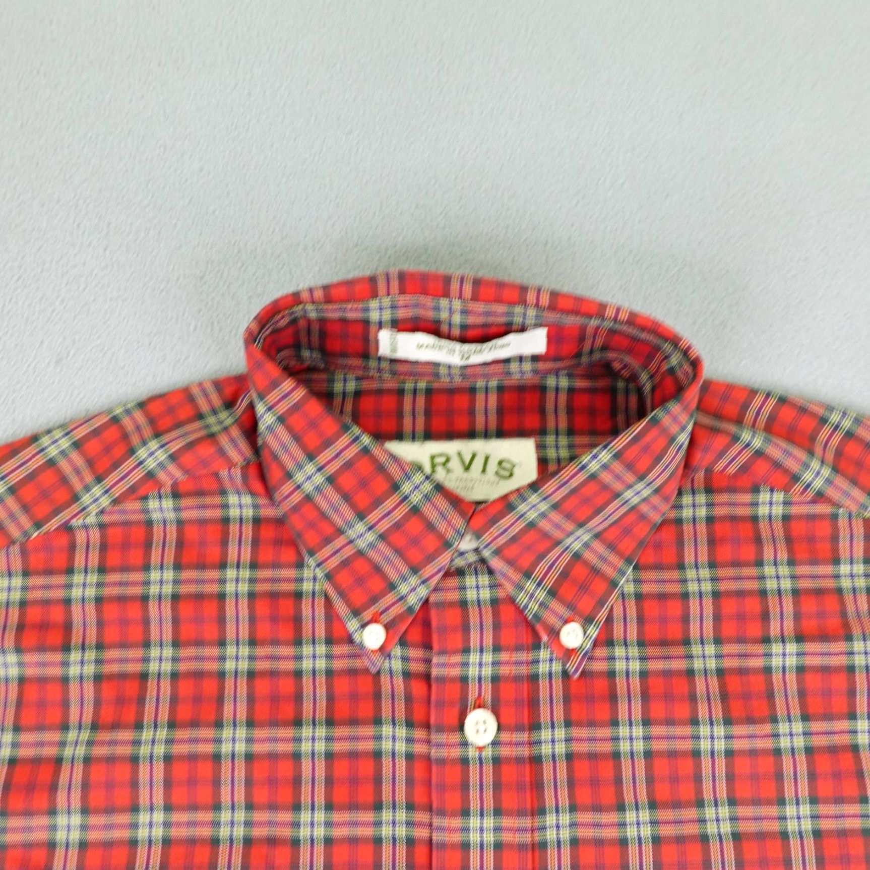 Orvis VINTAGE Orvis Shirt Mens M Red Plaid Button-Up Outdoor Casual Workwear 90s? Size US M / EU 48-50 / 2 - 2 Thumbnail