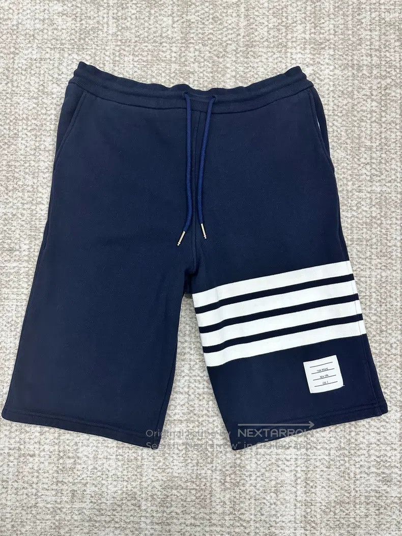 Thom Browne Thom Browne size 3 Blue and grey shorts Size US 38 / EU 54 - 1 Thumbnail