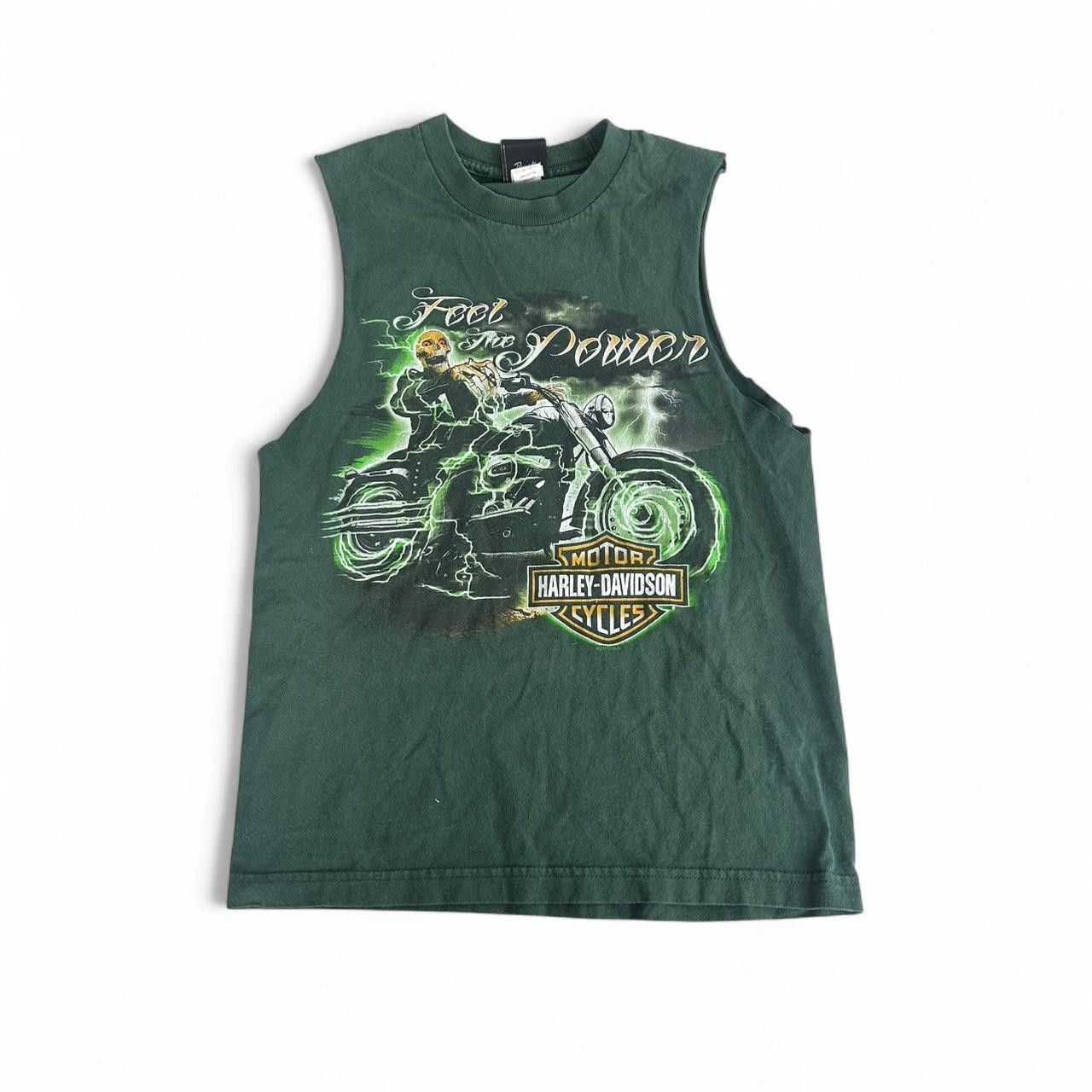 Harley Davidson Vintage Harley Davidson skeleton riding motorcycle tee shirt Size US S / EU 44-46 / 1 - 2 Thumbnail