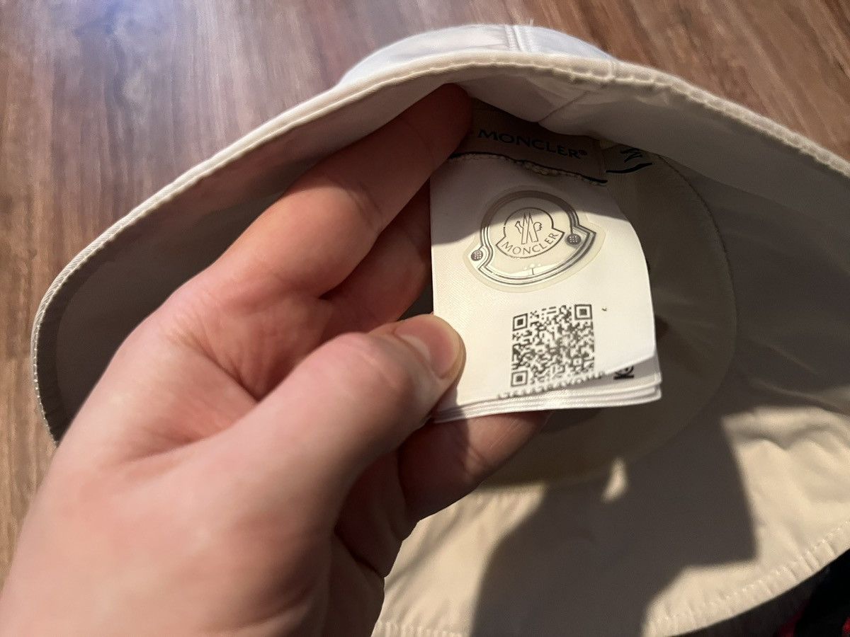 Moncler Moncler bucket hat in cream colour Size ONE SIZE - 4 Thumbnail