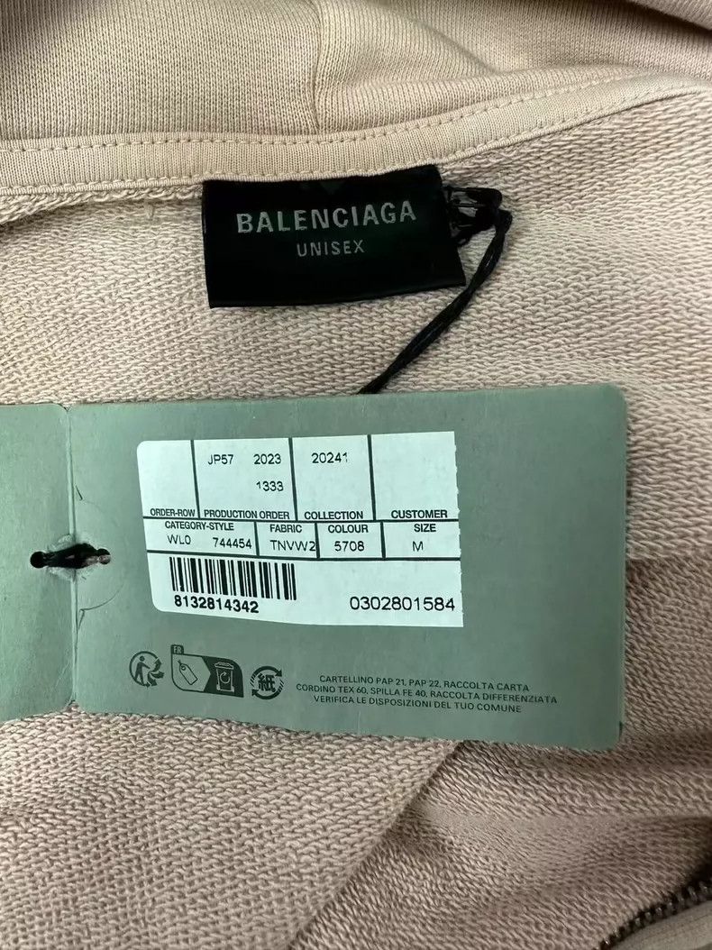 Balenciaga Balenciaga Inverted Letter Logo Zipper Hoodie Size US M / EU 48-50 / 2 - 4 Thumbnail