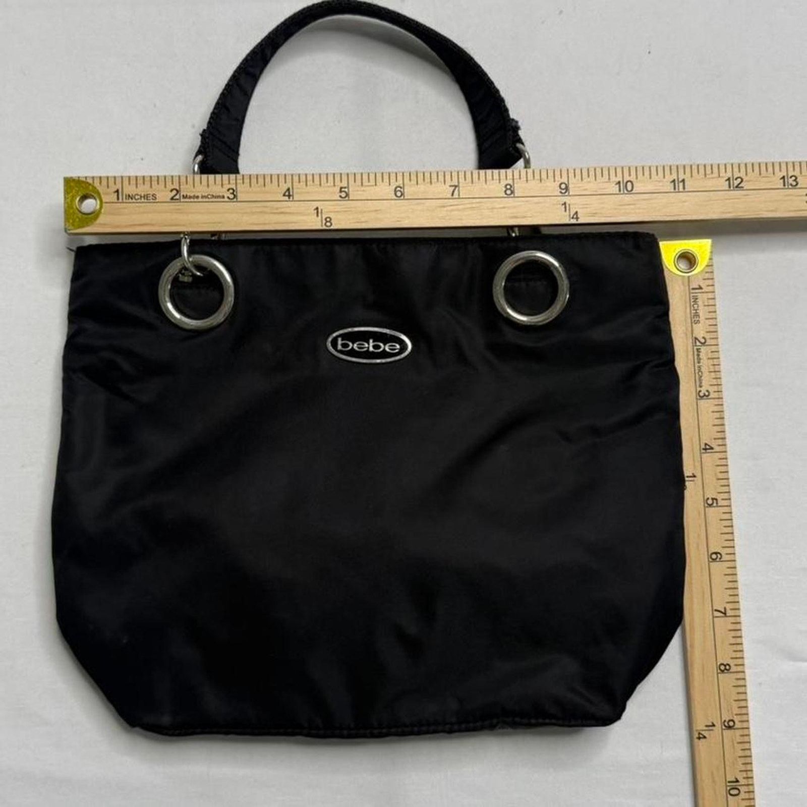 Bebe Black Bebe vintage Y2K small handbag shoulder bag silver Size ONE SIZE - 3 Thumbnail