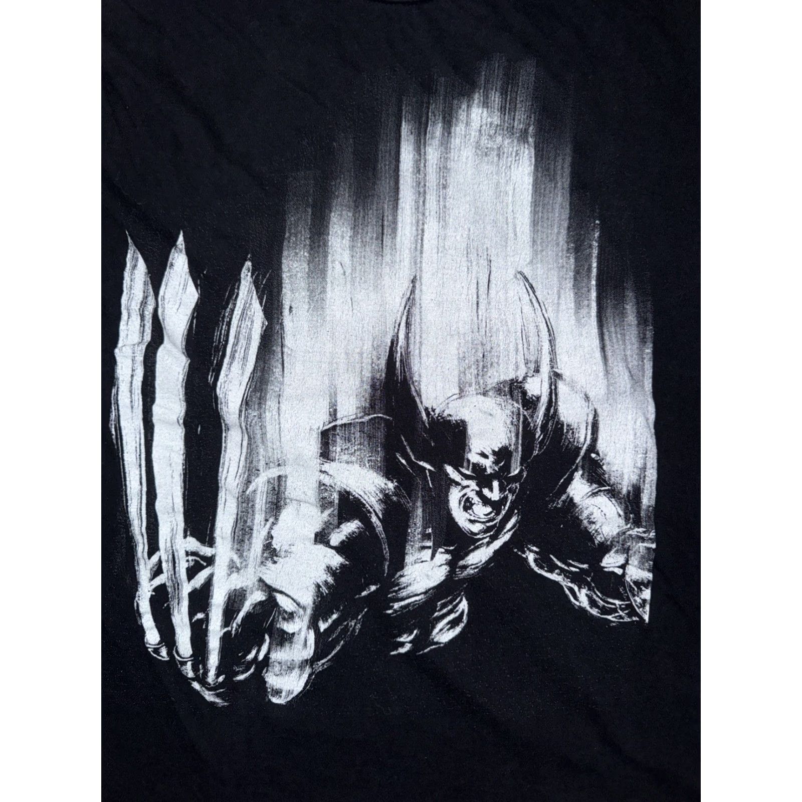 Vintage VINTAGE Marvel Wolverine Slash Graphic T-Shirt Black XL Mens X-Men 90s Wolf? Size US XL / EU 56 / 4 - 2 Thumbnail