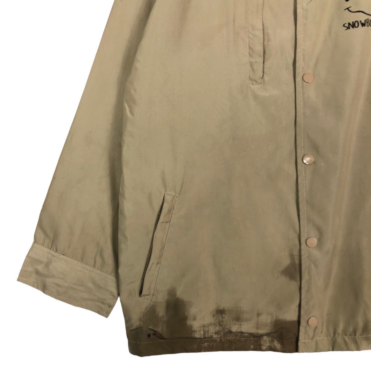 Japanese Brand 🔥Very Worn Bomber Jacket Banps Snowboarding Big Logo Size US M / EU 48-50 / 2 - 4 Thumbnail