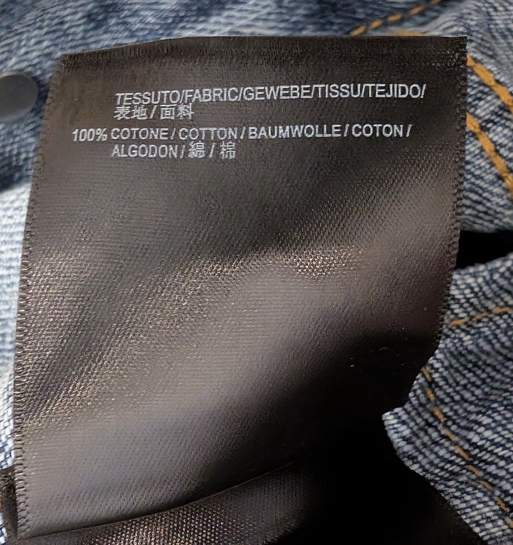 Balenciaga Balenciaga Water Ripple Spellout Denim Jacket Made in Japan Size US M / EU 48-50 / 2 - 5 Thumbnail
