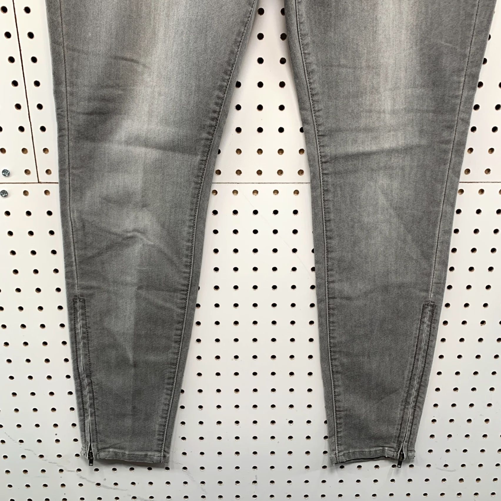 Lucky Brand Lucky Brand MOTO Jeans Womens Size 29 Regular 30x29 Gray Skinny Denim 90s Style Girls Womens Size 29" - 6 Thumbnail