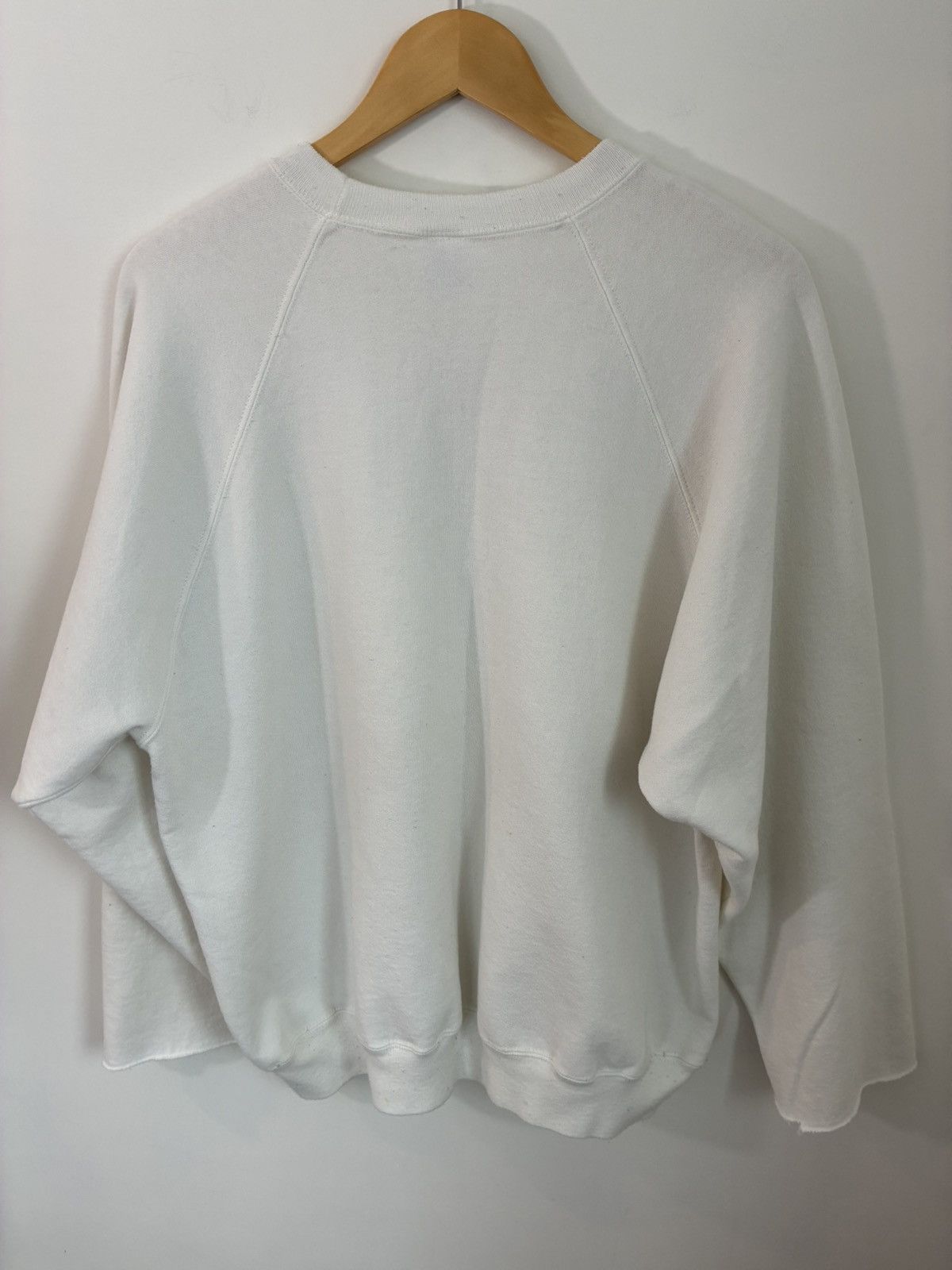 Vintage Oversized Blank Cut Off Distressed Vintage Crewneck Size US XXL / EU 58 / 5 - 4 Thumbnail