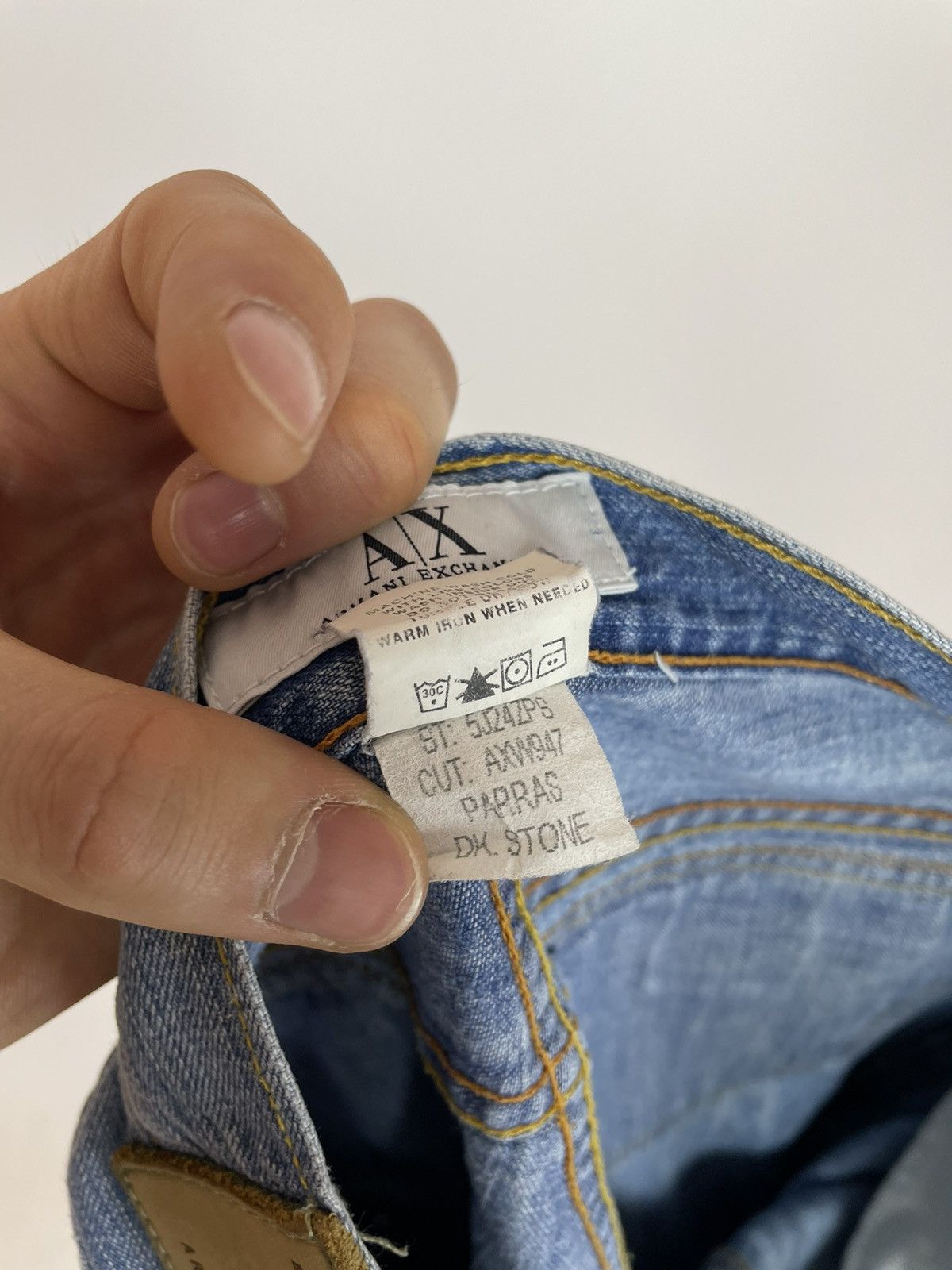 Armani Exchange Armani Axchange Flared Jeans Womens size 6 R Size 28" / US 6 / IT 42 - 13 Thumbnail
