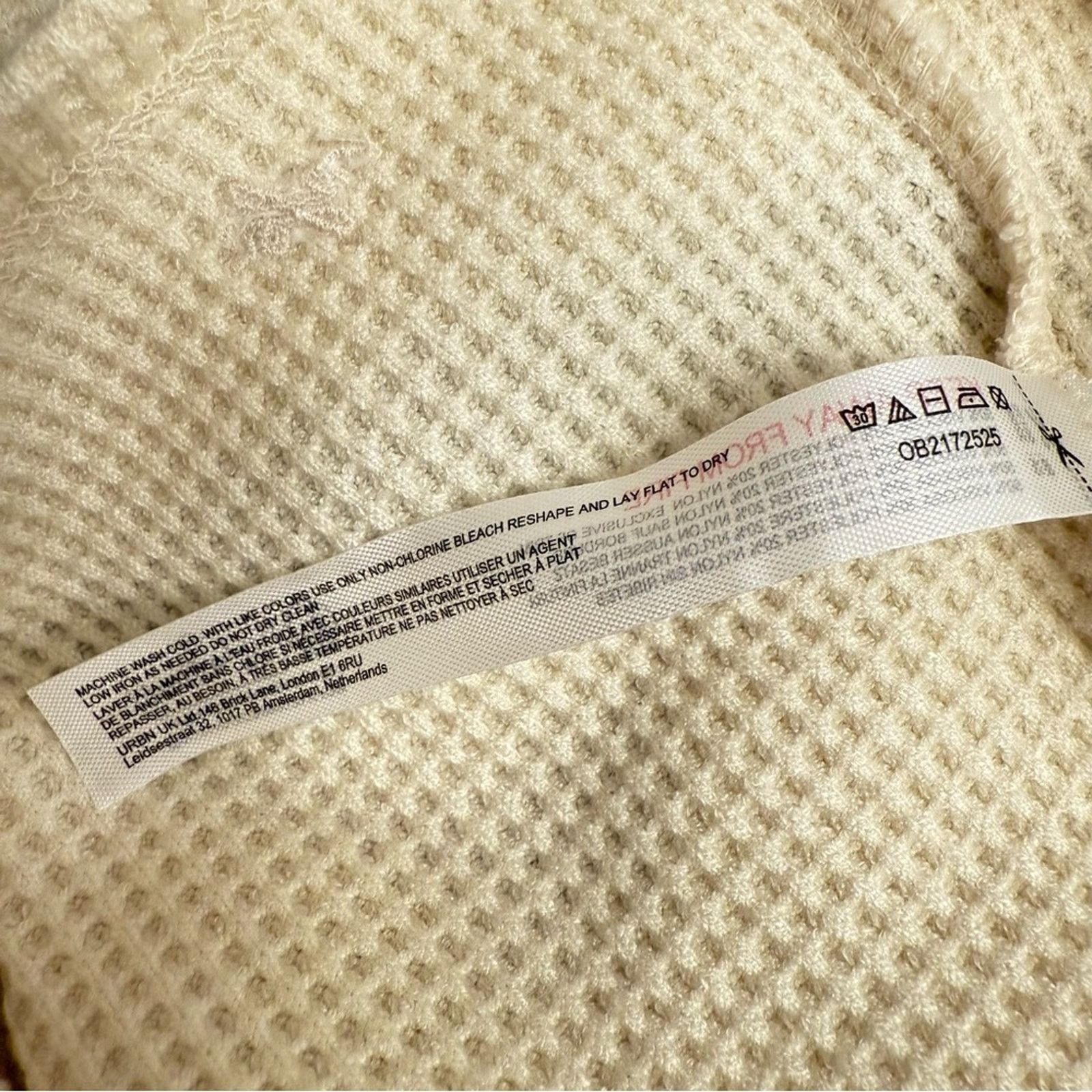 Urban Outfitters Urban Outfitters Out From Under Waffle Fair Isle Romper M Size 24" / US 00 / IT 34 - 9 Thumbnail
