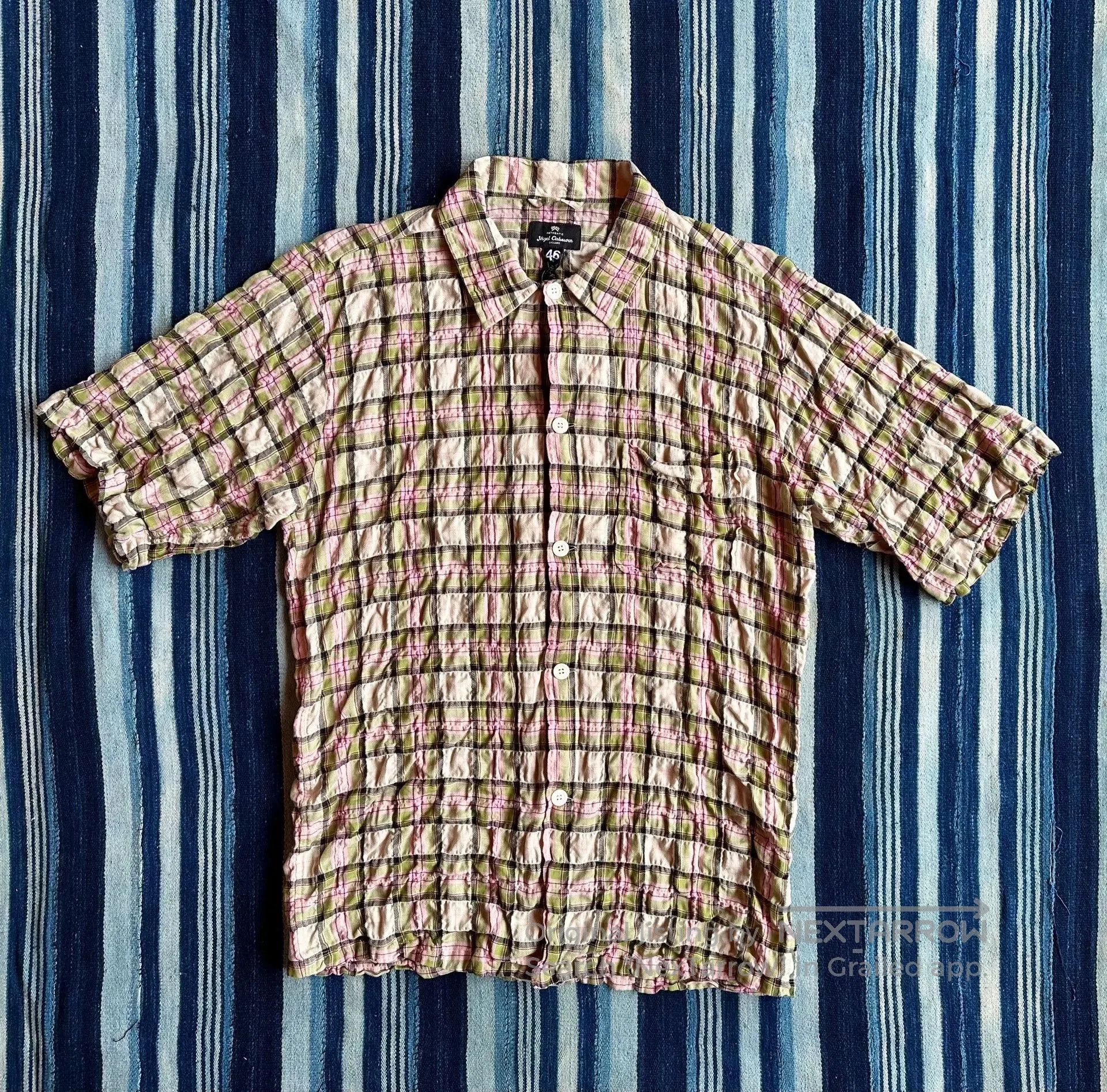 Nigel Cabourn Yohji Yamamoto 92ss Hollow Long Sleeve Shirt. Size US M / EU 48-50 / 2 - 1 Thumbnail