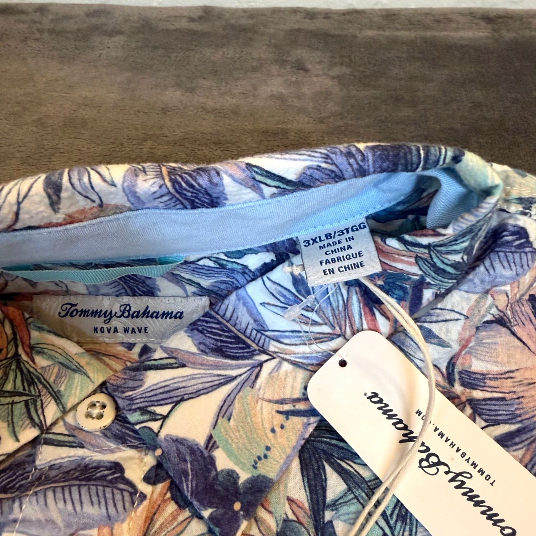 Tommy Bahama Tommy Bahama Nova Wave Mens 3XLB Shirt Long Sleeve Button Down Floral NEW Size US XXL / EU 58 / 5 - 3 Thumbnail