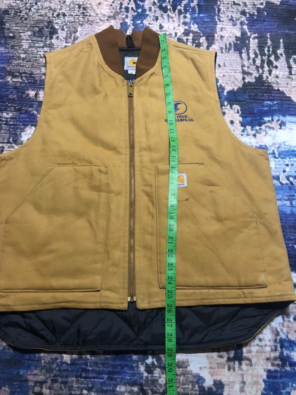 Carhartt Carhartt Brown The Frog Switch & Mfg.Co Vest Quilted lining Size US L / EU 52-54 / 3 - 17 Thumbnail