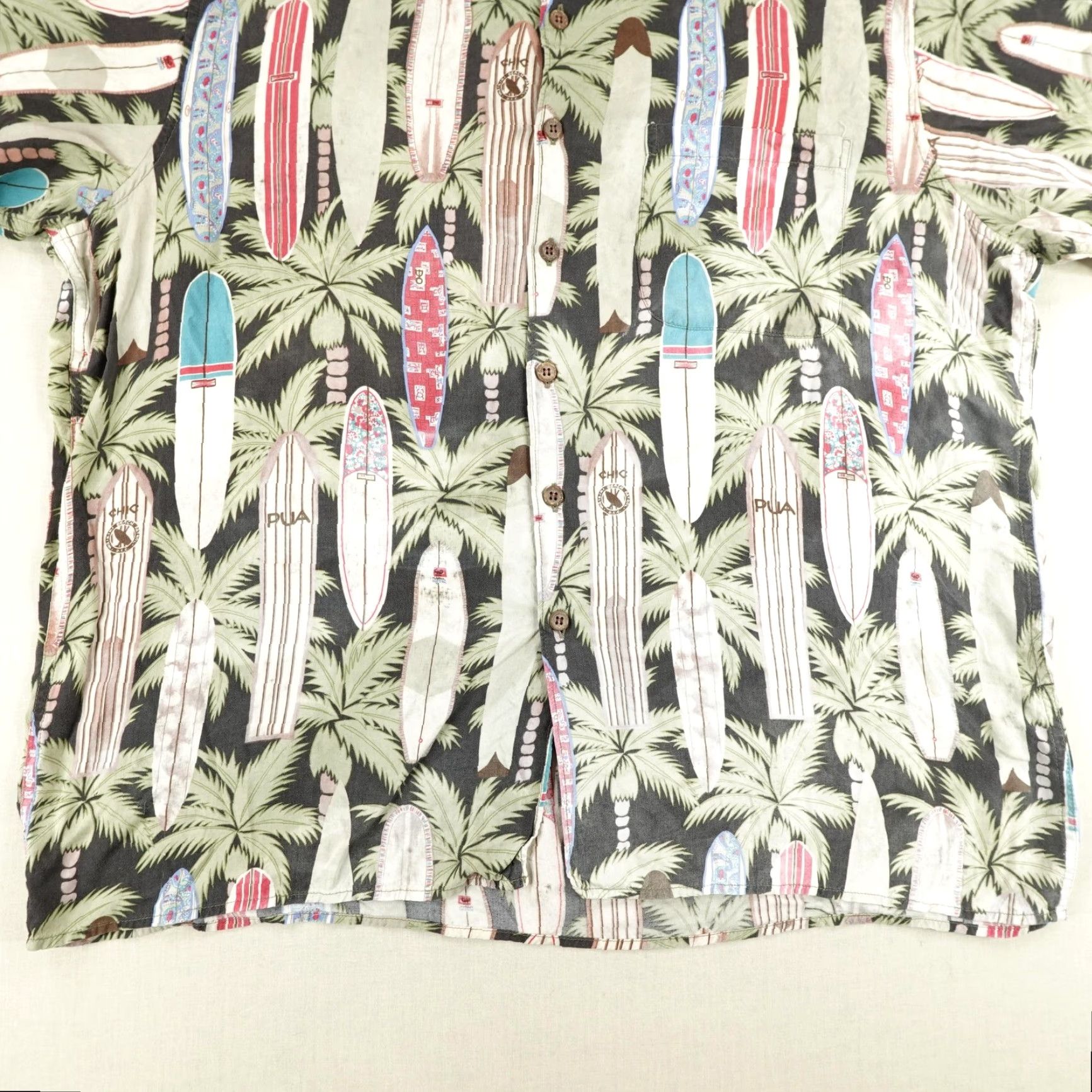 Reyn Spooner VINTAGE Reyn Spooner Shirt Mens XL Hawaiian Surfboards Surfer Aloha Button Up Size US L / EU 52-54 / 3 - 4 Thumbnail
