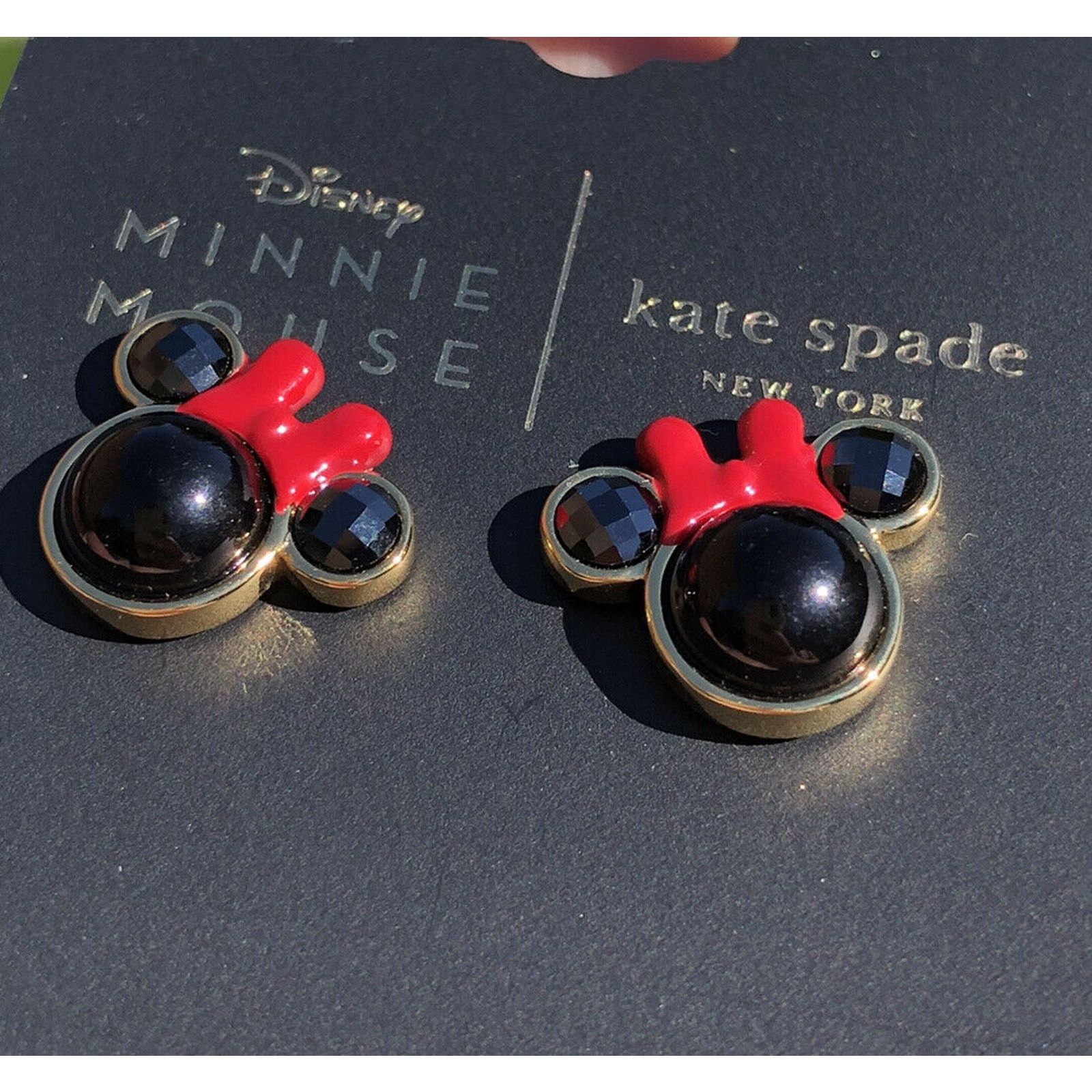 Kate Spade KATE SPADE MINNIE MOUSE STUD EARRINGS NWT MINNIE MOUSE Size ONE SIZE - 4 Thumbnail