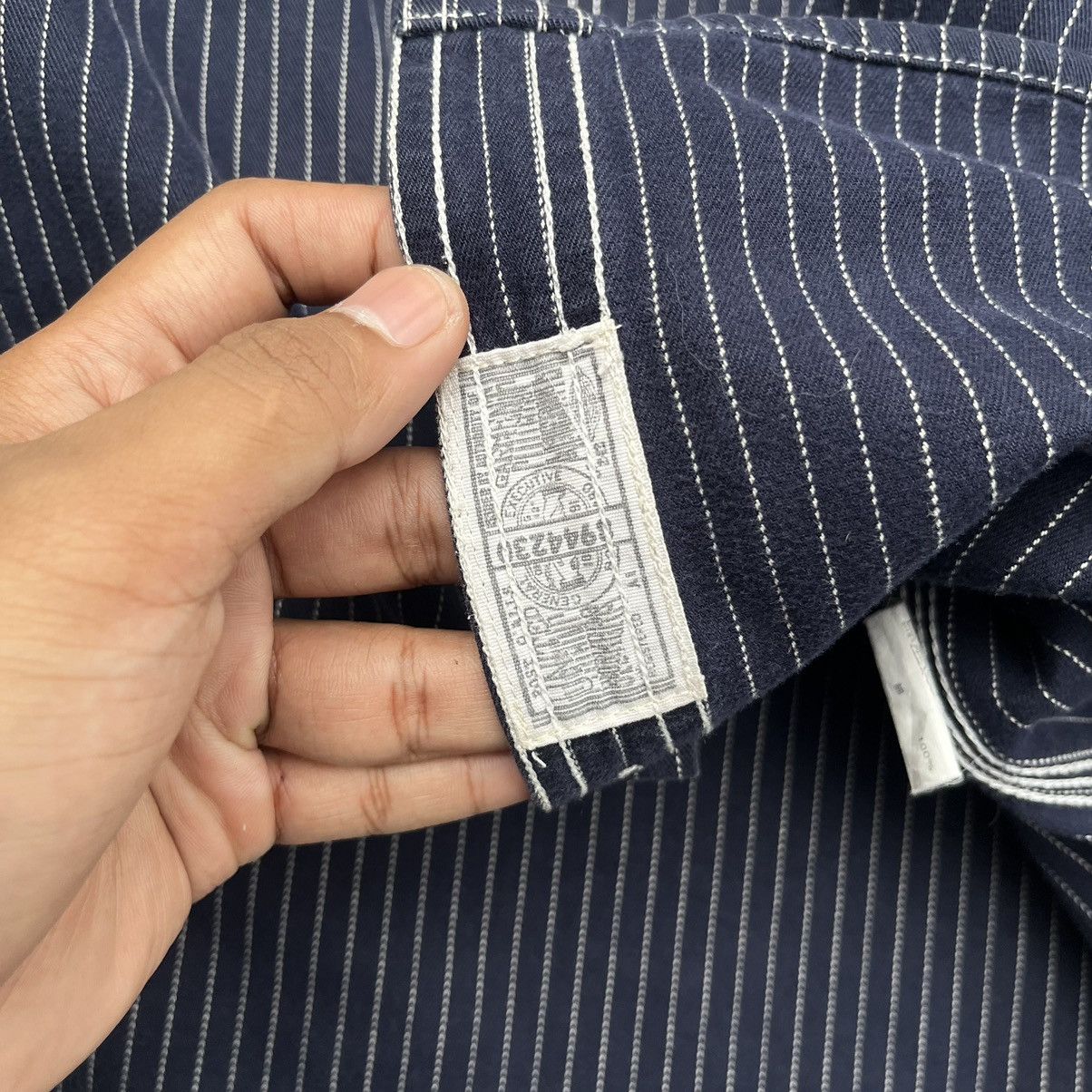 Japanese Brand × Post Overalls Post O'alls Pantograph NYC UNION MADE Hickory Shirt Size US L / EU 52-54 / 3 - 10 Thumbnail
