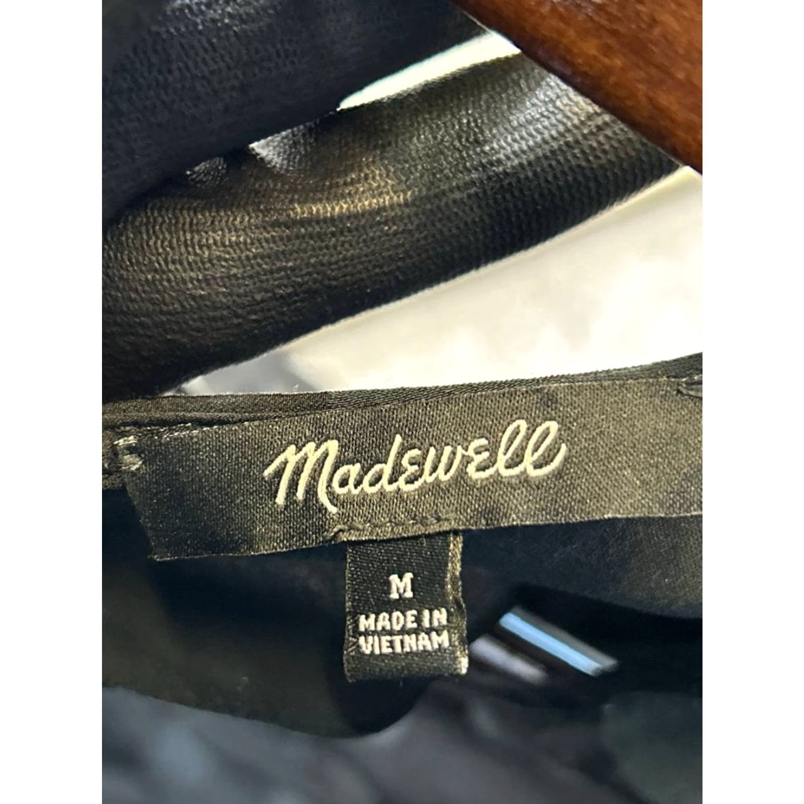 Madewell VINTAGE Madewell Jumpsuit Womens Medium Black Polka Dot Wide-Leg Casual 90s Dress Night Out Size 32" / US 10 / IT 46 - 3 Thumbnail