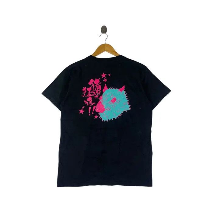 Vintage KIMETSU NO YAIBA INOSUKE Demon Slayer Anime Tee Shirt Size US M / EU 48-50 / 2 - 5 Thumbnail