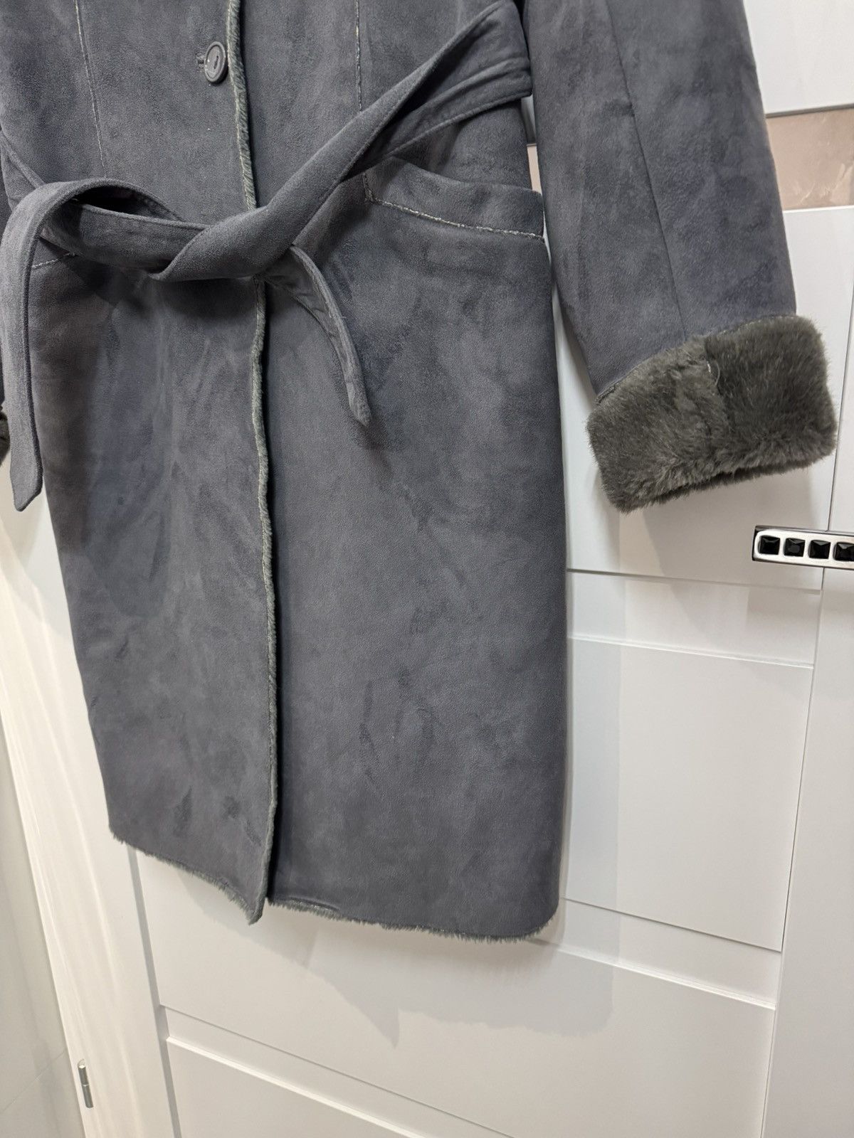 Balmain Balmain Paris Vintage Coat Navy Fur size 42 XL rare Size XL / US 12-14 / IT 48-50 - 7 Thumbnail