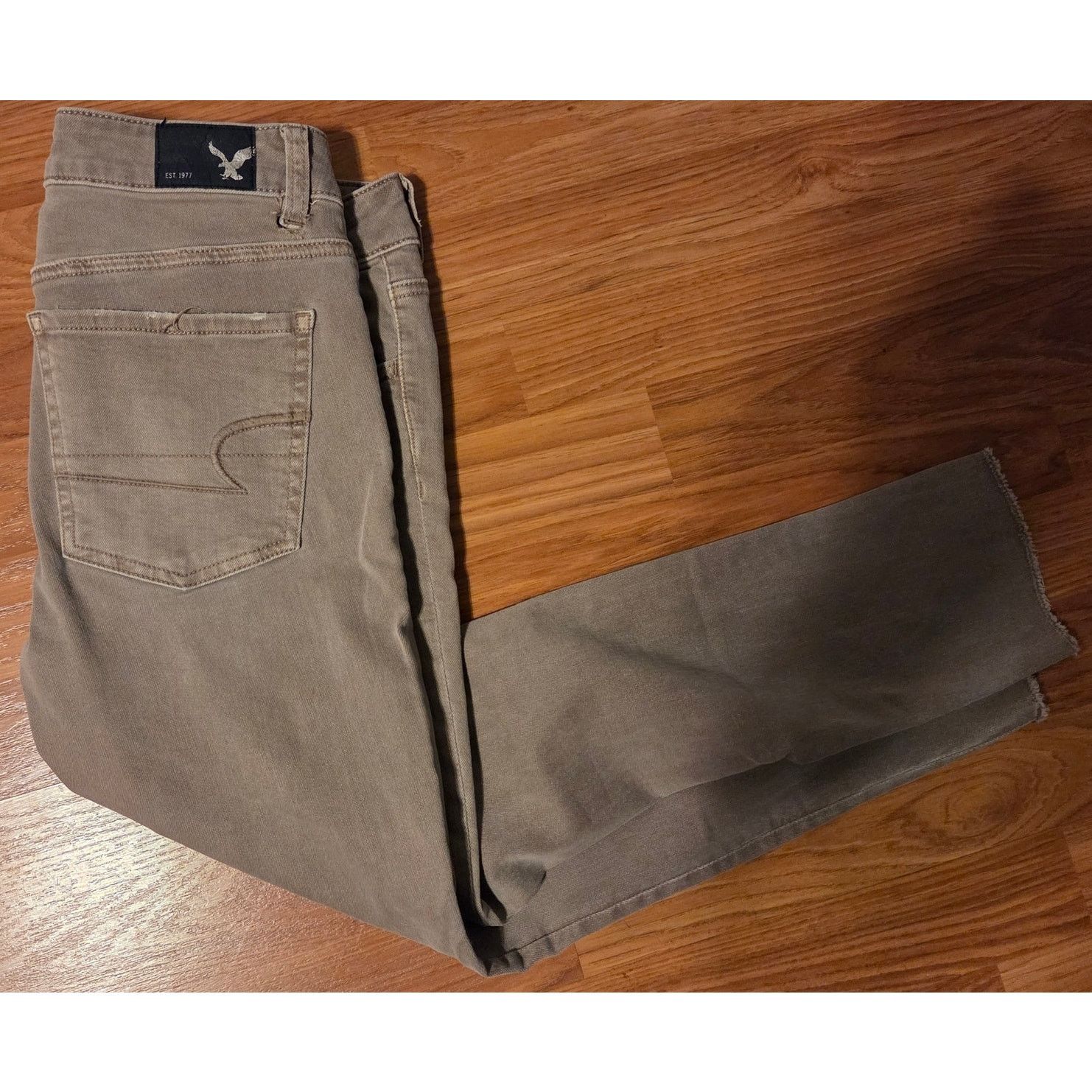 American Eagle Outfitters American Eagle Super Stretch Acid Wash Jeans - Size 6 Size 28" / US 6 / IT 42 - 3 Thumbnail