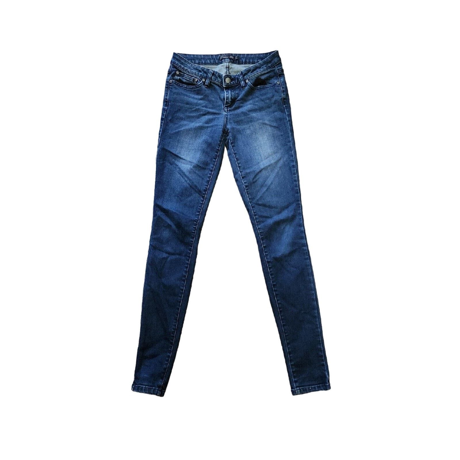 Prana Prana Women's 0/25 Tall Skinny Stretch Mid-Rise Jeans Size 25" / US 0 / IT 36 - 2 Thumbnail
