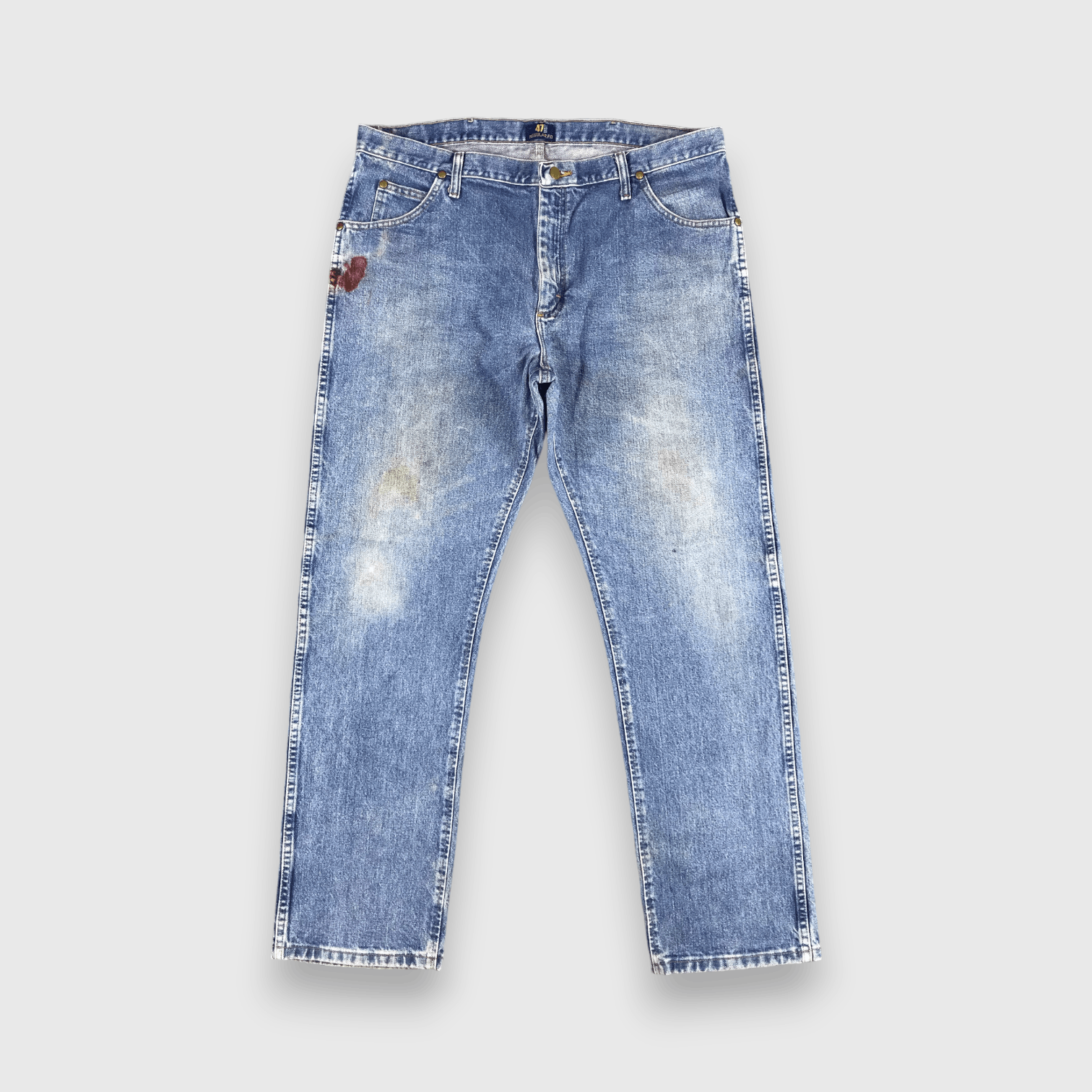Vintage Vintage Blue Wash Wrangler Jeans-J1492 Size US 39 - 1 Thumbnail