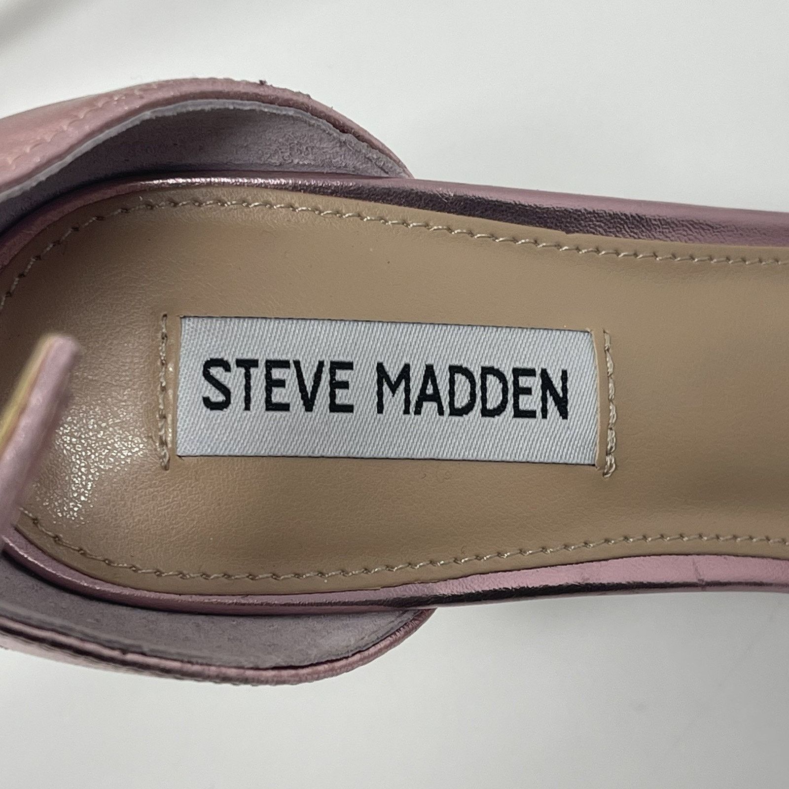 Steve Madden Steven Madden Isobel Sandals 10M Pink Metallic Clear Wedge Size US 10 / IT 40 - 2 Thumbnail