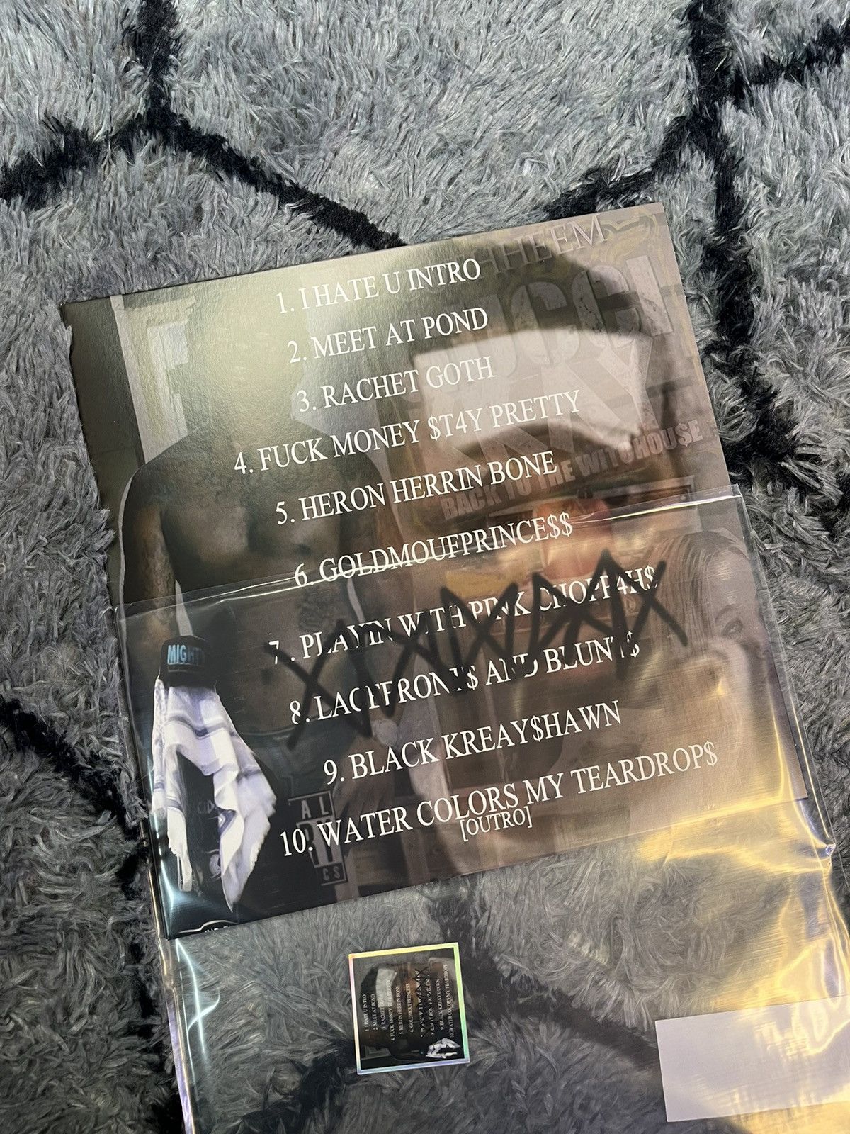 Drain Gang × Goth Money × Haunted Mound Black Kray & Jayyeah Back to the Witchhouse 12” Vinyl Record Size ONE SIZE - 4 Thumbnail