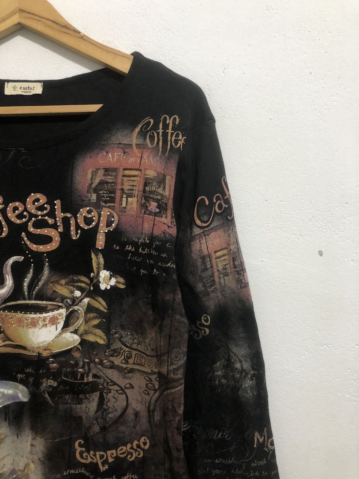 Beauty Beast Japan Gothic Poem Coffe Shop Art Full Print LongSlevee Size US M / EU 48-50 / 2 - 4 Thumbnail