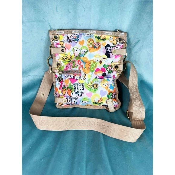 image of Tokidoki Lesportsac Ciao L'amore Crossbody Flat Sling Bag W, Women's