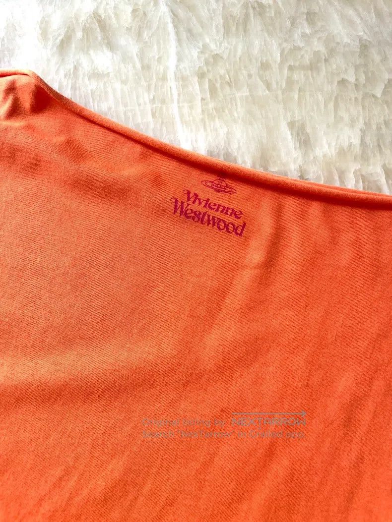 Vivienne Westwood Vivienne Westwood Orange floral blouse Size M / US 6-8 / IT 42-44 - 5 Thumbnail