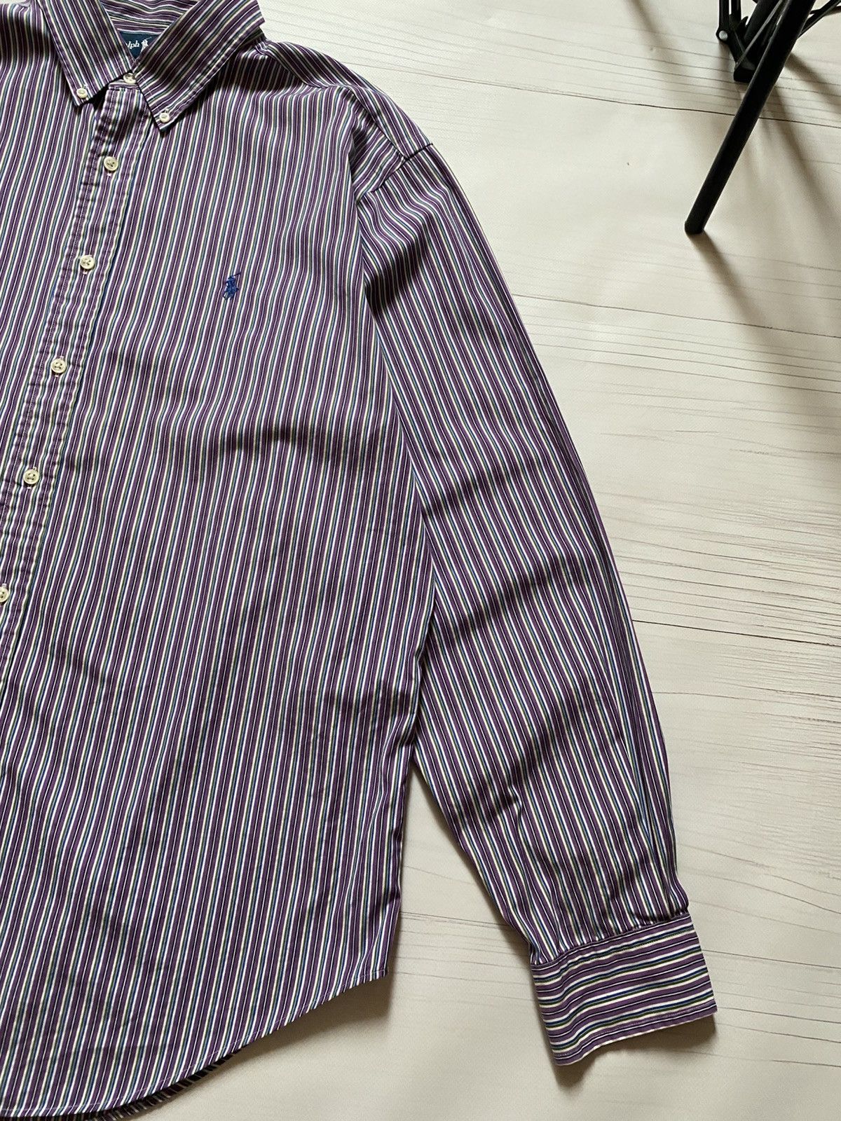 Polo Ralph Lauren Vintage Polo Ralph Lauren striped classic button up shirt Size US XXL / EU 58 / 5 - 7 Thumbnail
