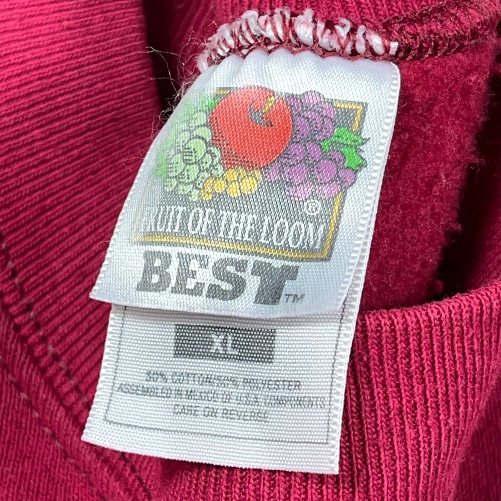 Fruit Of The Loom Vintage Fruit of the Loom Sweatshirt Men XL Crewneck Blue Graphic Print 90s Deer Hunting Nature Regular Mens Size US XL / EU 56 / 4 - 6 Thumbnail