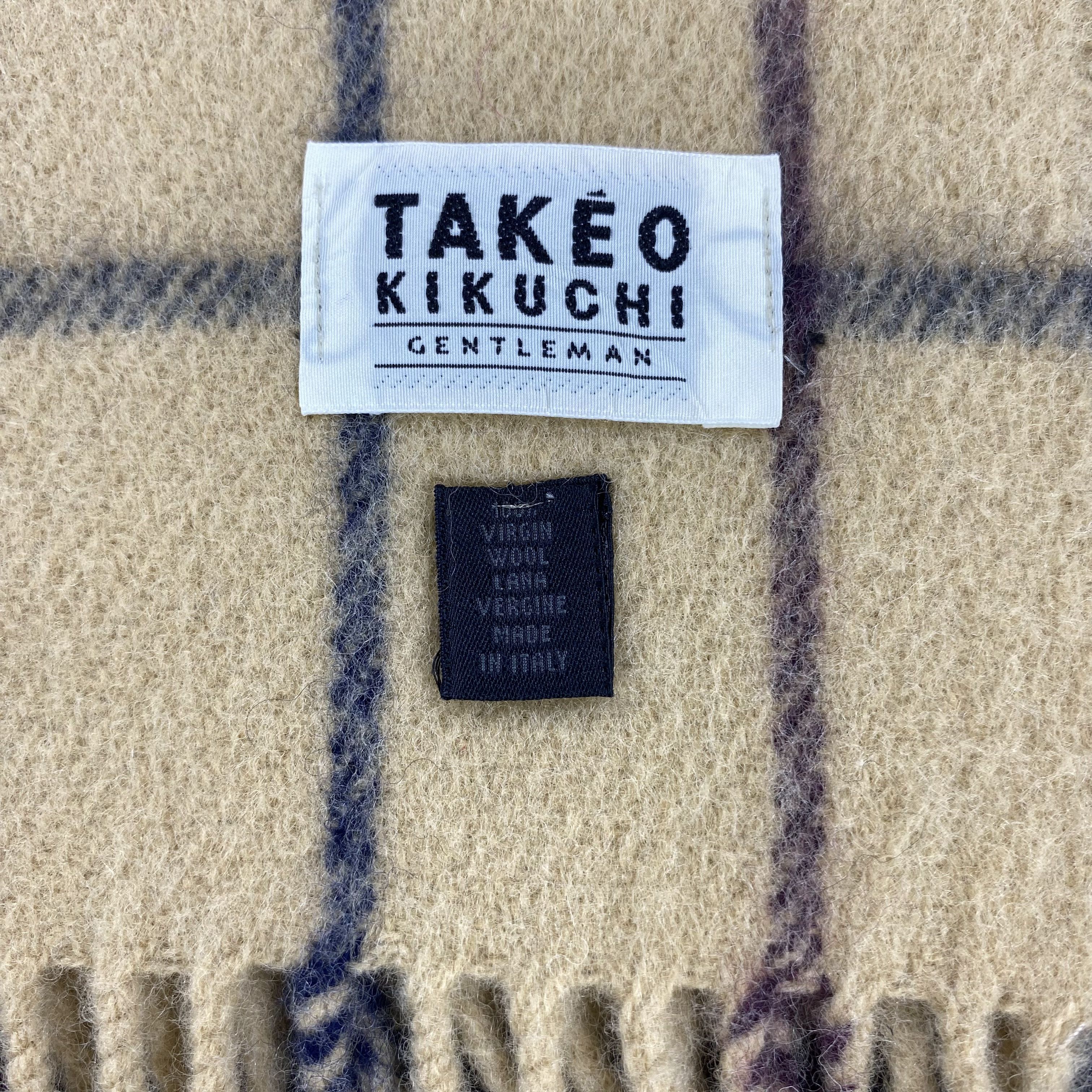 Designer × Takeo Kikuchi × Vintage GF10271 Takeo Kikuchi Scarf Neck Wear Muffler Size ONE SIZE - 2 Thumbnail