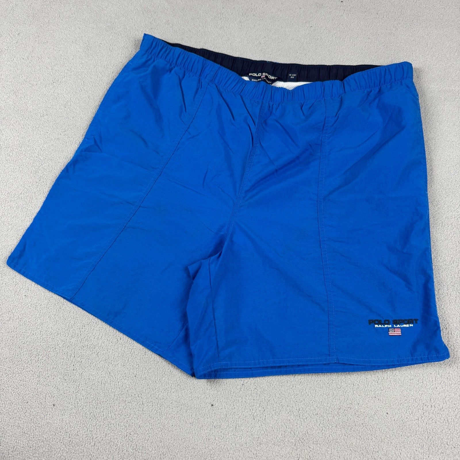 Polo Ralph Lauren VTG Polo Sport Flag Swim Trunks Mesh Lining Ralph Lauren XL Size US 38 / EU 54 - 4 Thumbnail