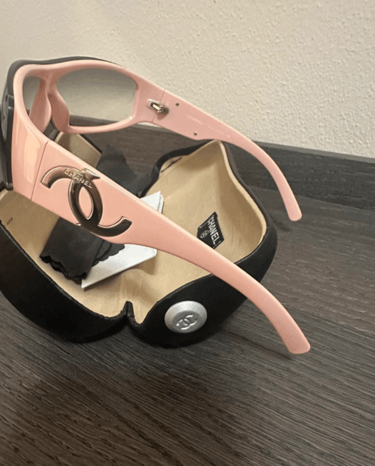 Chanel × Vintage CHANEL Sunglasses 5072 Mask Visor Rimless Ski Shield 4033 Size ONE SIZE - 5 Thumbnail