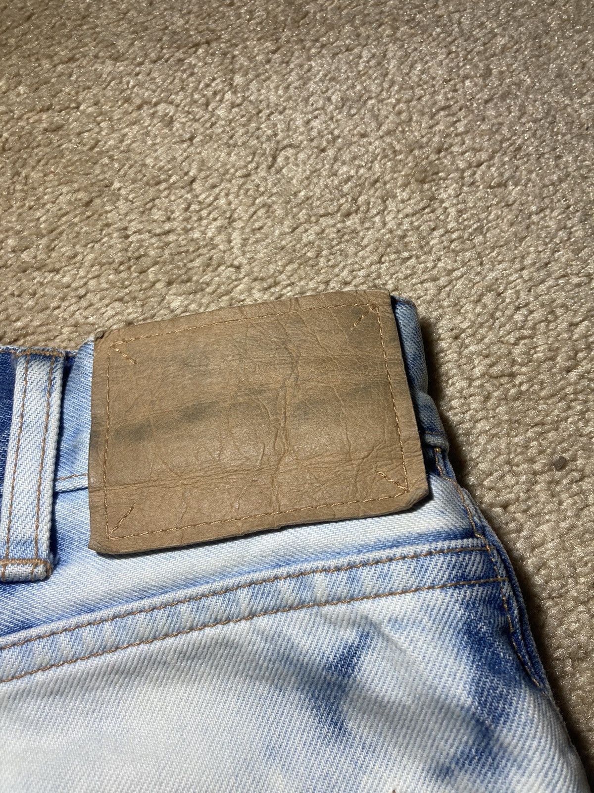 Celine × Hedi Slimane SS19 Celine Bleached Denim Jeans 27 Carrot 2019 Tie Dye Hedi Size US 27 - 12 Thumbnail