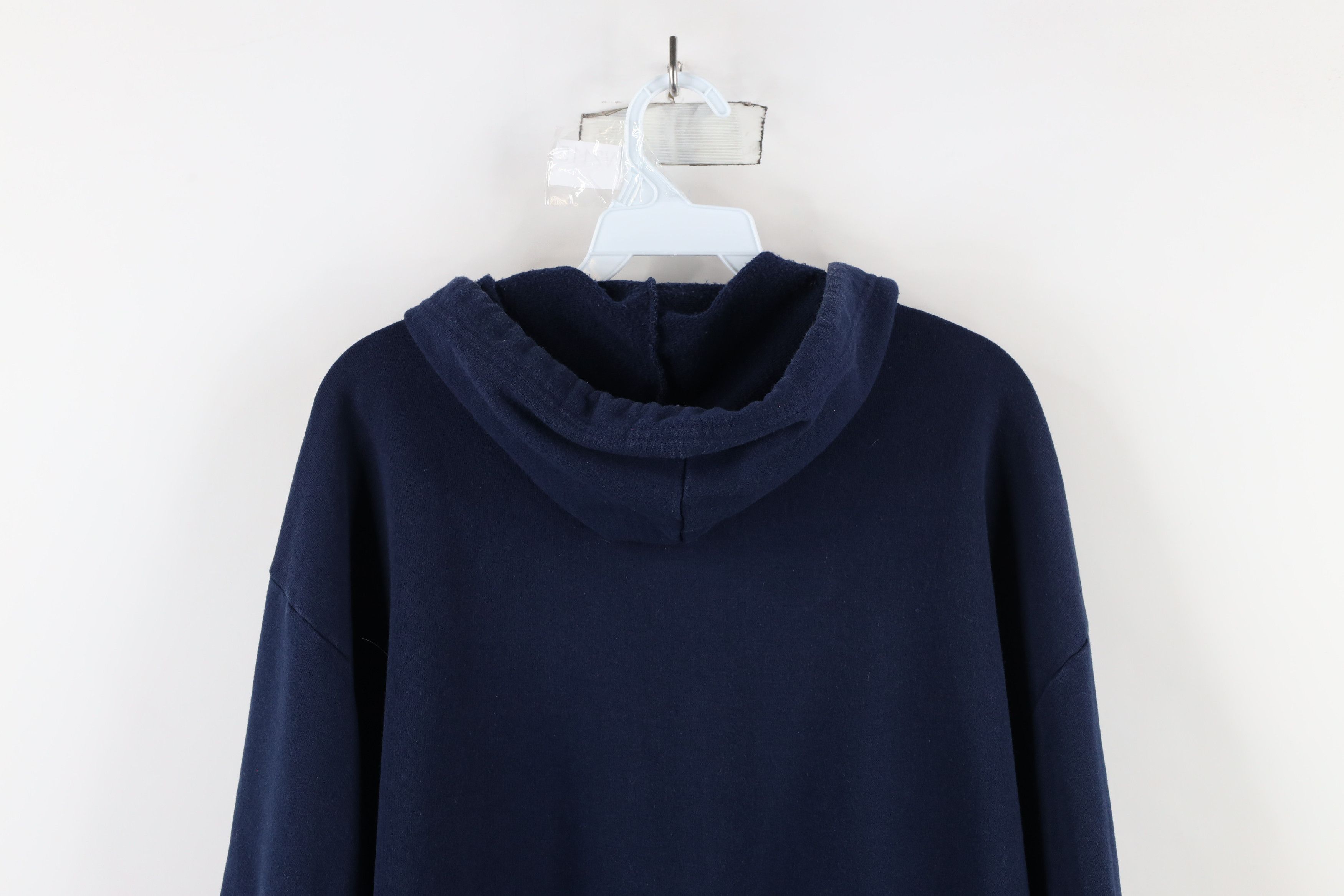 Vintage Vintage 90s Streetwear Blank Full Zip Hoodie Sweatshirt Size US L / EU 52-54 / 3 - 9 Thumbnail