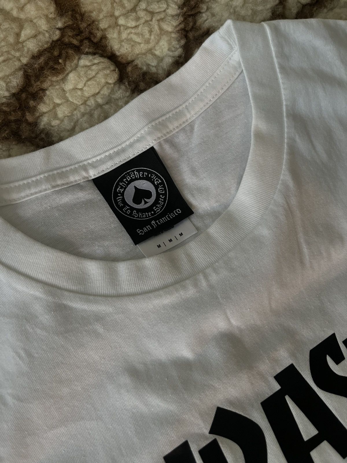 Thrasher Trasher White & Black T-shirt Size US M / EU 48-50 / 2 - 2 Thumbnail