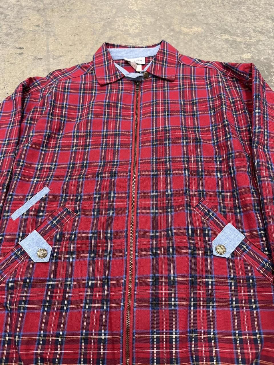 Jantzen Vintage 90s Jantzen Red Plaid Harrington Jacket Size Medium Size US M / EU 48-50 / 2 - 2 Thumbnail
