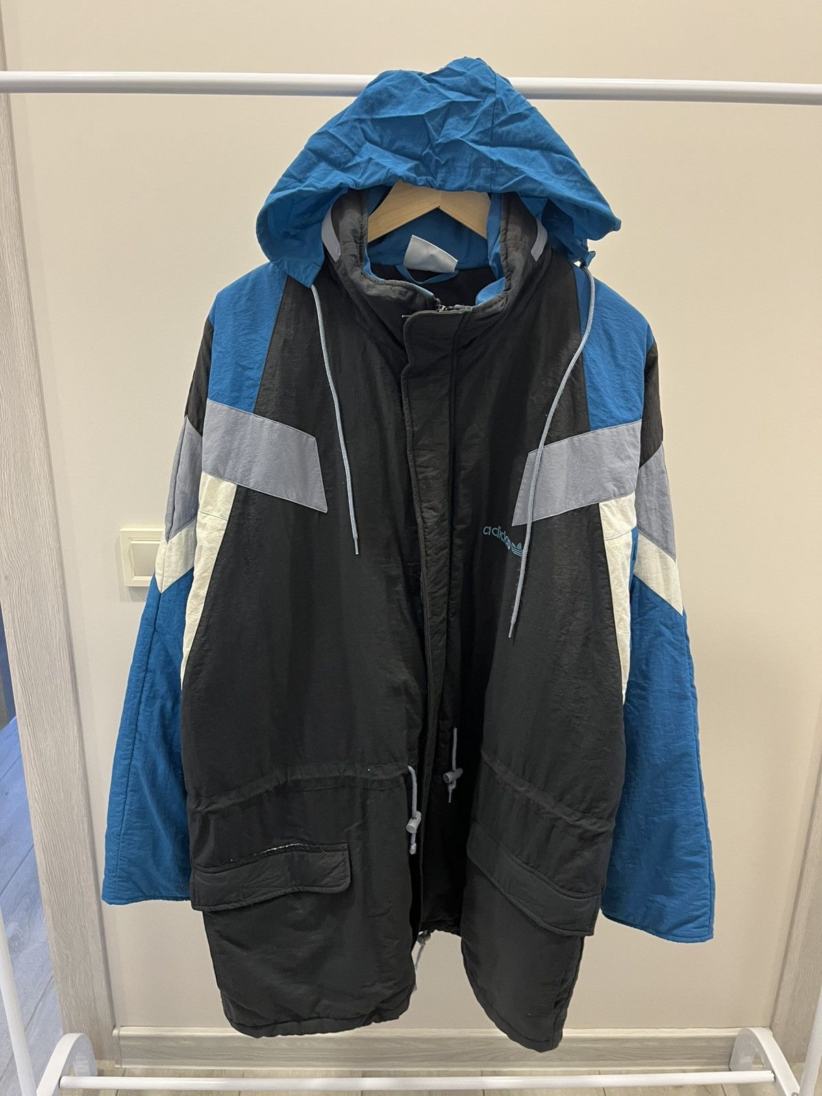 Adidas Vintage 90s Adidas Jacket West Germany Size US L / EU 52-54 / 3 - 1 Thumbnail